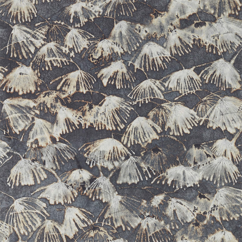 Iliad Fabric, Blue Stone