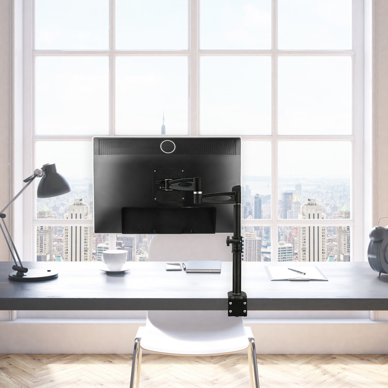 3 Way Adjustable Tilting/Swivel/Articulating Arm Desk Mount for 13" - 30" LCD/LED