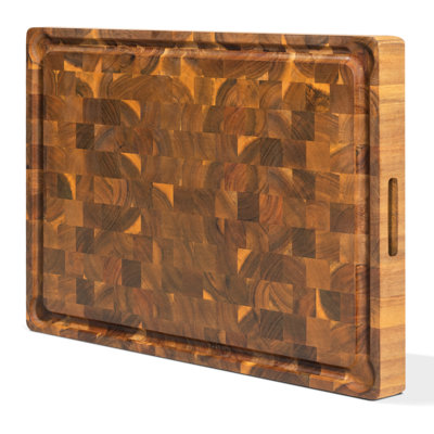 Versatile End Grain Acacia Cutting Board