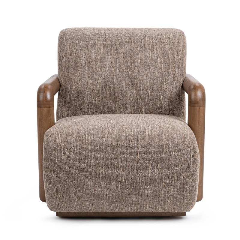 Welson Upholstered Swivel Accent Chair