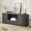 Armoire de rangement Wavy Design avec 2 portes et 1 tiroir-1325175555