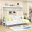 Wood Murphy Bed with Shelves-1482581208-1482581211