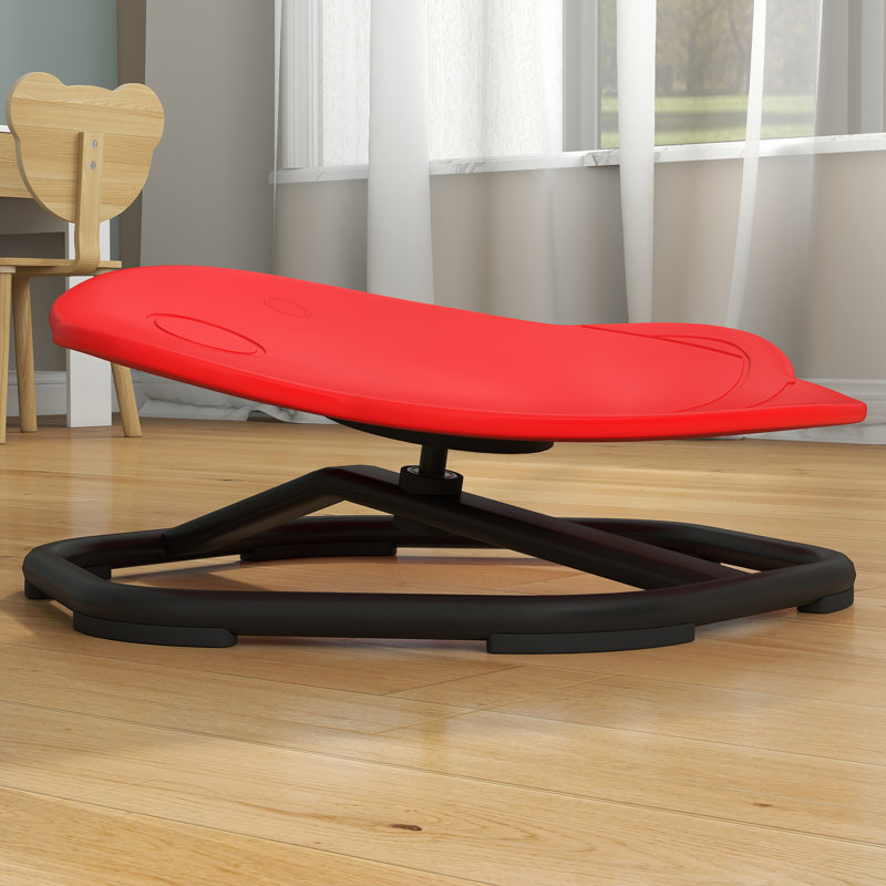 AIYAPLAY Sensory Spinning Chair for Autism Kids Planet-Shaped, Red