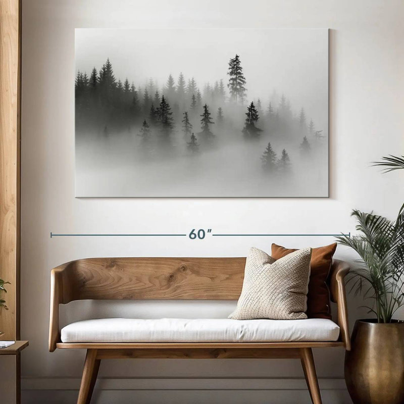 Alvord Misty Bistrita Forest, H 34 po x l 51 po