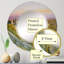 Miroir mural rond italien Italian Vineyard pendant le coucher du soleil-319751312