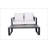 Double Sofa + Rectangular Coffee Table-458591590-458591591