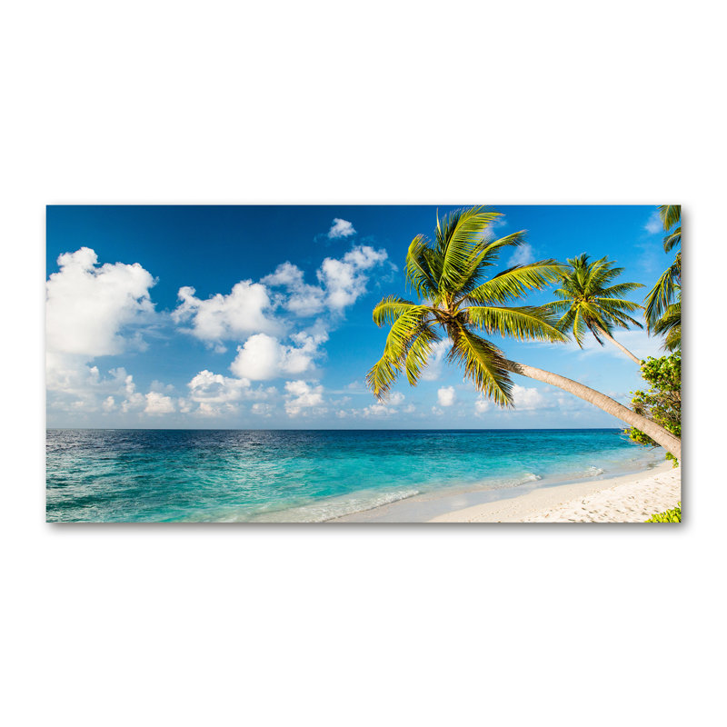 Maldives Beach - Wrapped Canvas Print