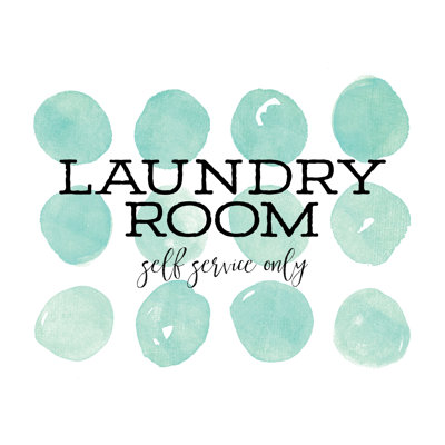 Laundry Room - Textual Art Print