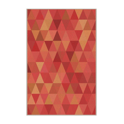 Tapis rouge / orange Brainerd