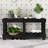 62.9" Console Table Entryway, Vintage Style With Metal Rivets & Storage Shelf, 4.5" Thick Desktop-1212402260