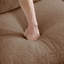 Repose-pieds courbé en tissu Teddy-130676713