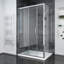 Oblak Rectangular Shower Enclosure with Tray-362499440