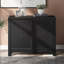 Console de rangement en bois avec 1 tablette réglable