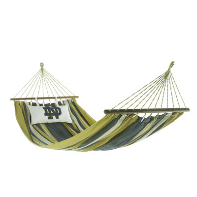 Hamac Notre Dame Combattant Irish avec logo ND, bleu marine et or