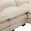 Canapé modulaire en chenille avec tissu en U, pour salon, siège confortable