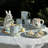 Easter Morning Set of 4 3-D Bunny Mugs