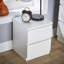 Rishin 2 Drawer High Gloss Bedside Cabinet Unit-83785619