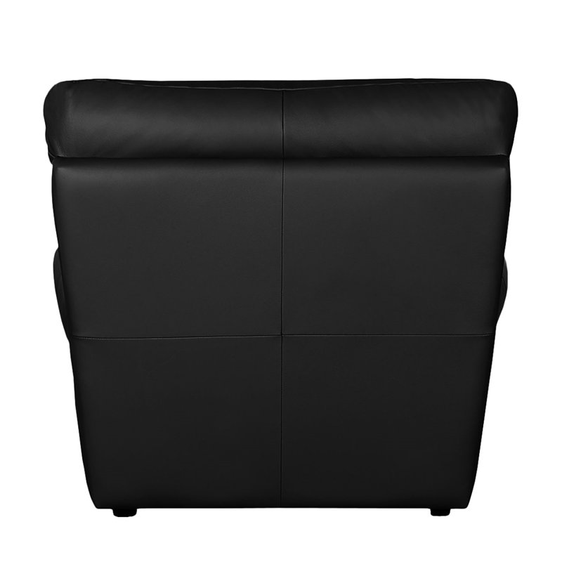 Heppman Leather Armchair, Black