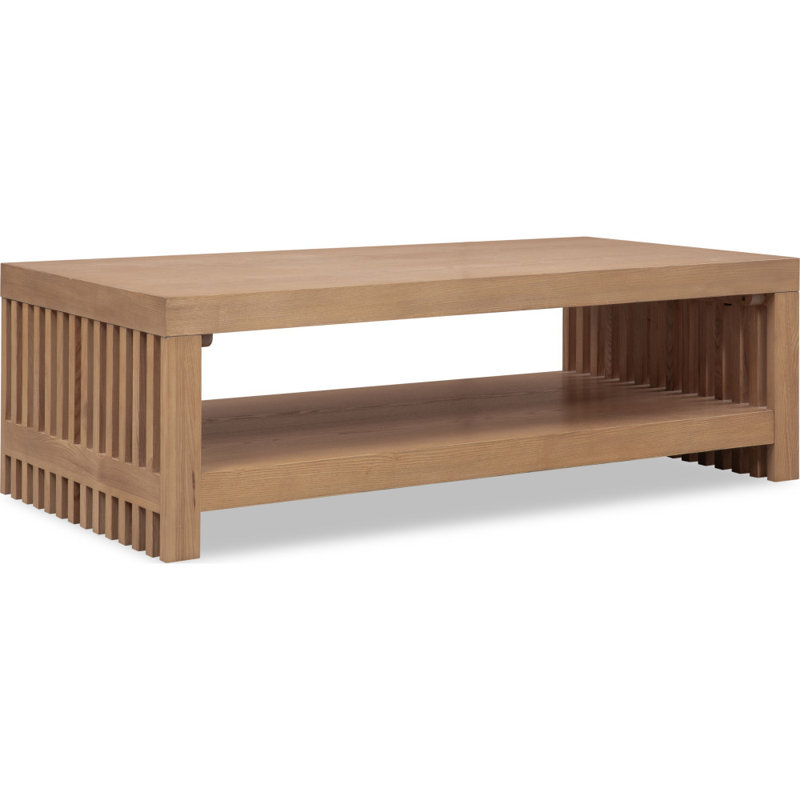 Finnian Coffee Table, Natural Wood