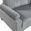 6 modulaires gris - 2 fauteuils sans accoudoirs, sièges d'angle, repose-pieds et coussins magnifiques pour la maison