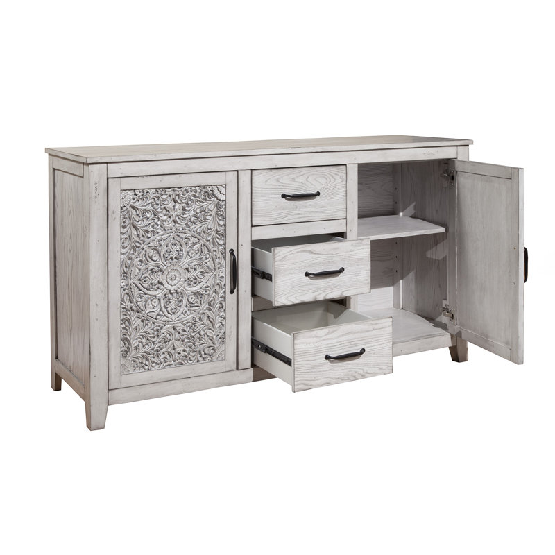 Commode combinée 3 tiroirs Hamar