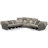 Alhakim 5-pc Modular Sectional - 3 Reclining Seats
