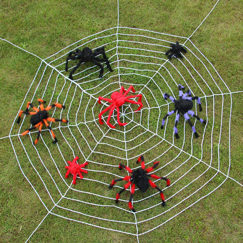 Décoration décorative d'Halloween, H 0,1 po x l 118 po x P 118 po, Noir