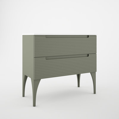 Meuble-lavabo sur pied simple 40 po avec plateau Moncler
