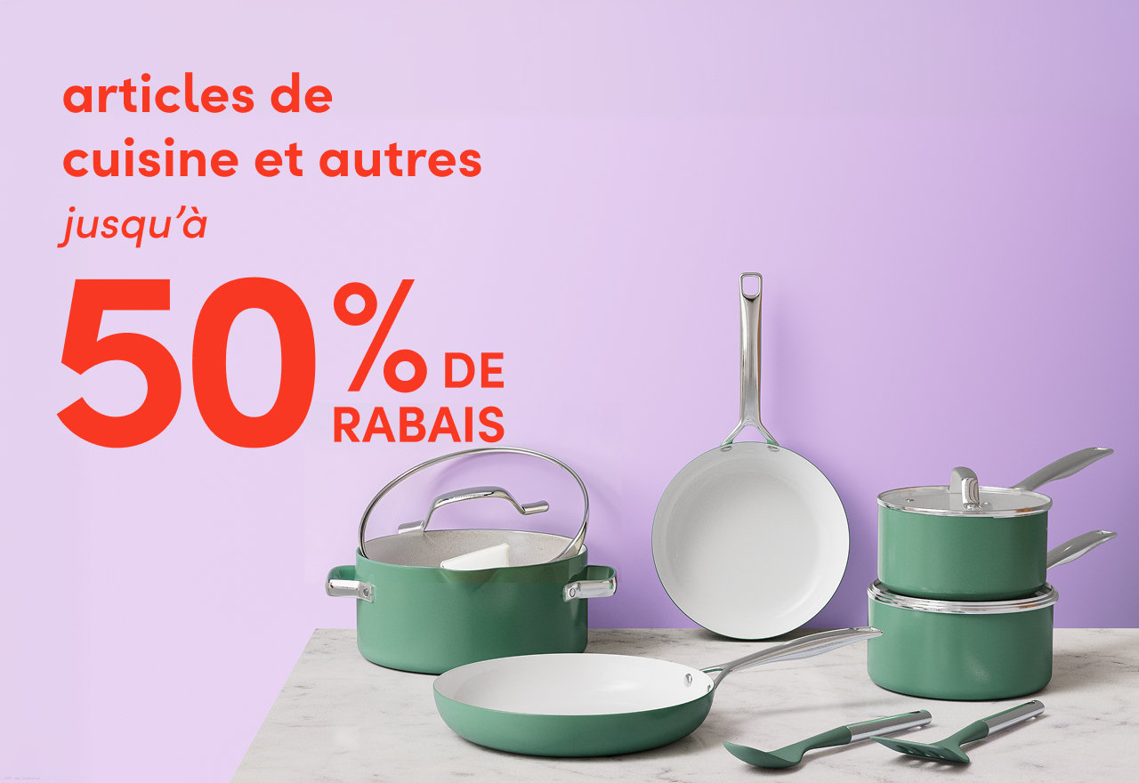 articles de cuisine et autres en solde