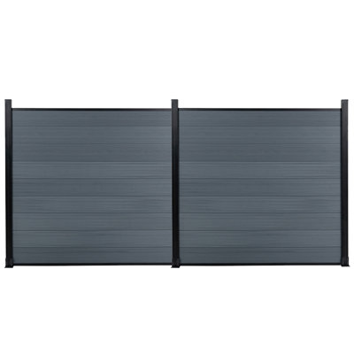 6ft H Composite Privacy Fence Panels With Post