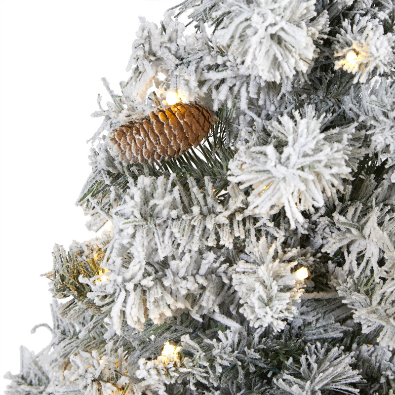 Lighted Artificial Christmas Tree, 5' H