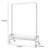 Garment Rack with Basket on Wheels, Rolling Clothes Rack, Heavy Duty, 2 pcs in one carton