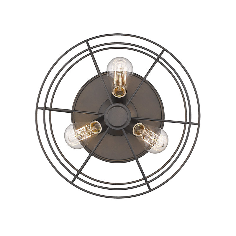 Mcshane Flush Mount, Oil Rubbed Bronze