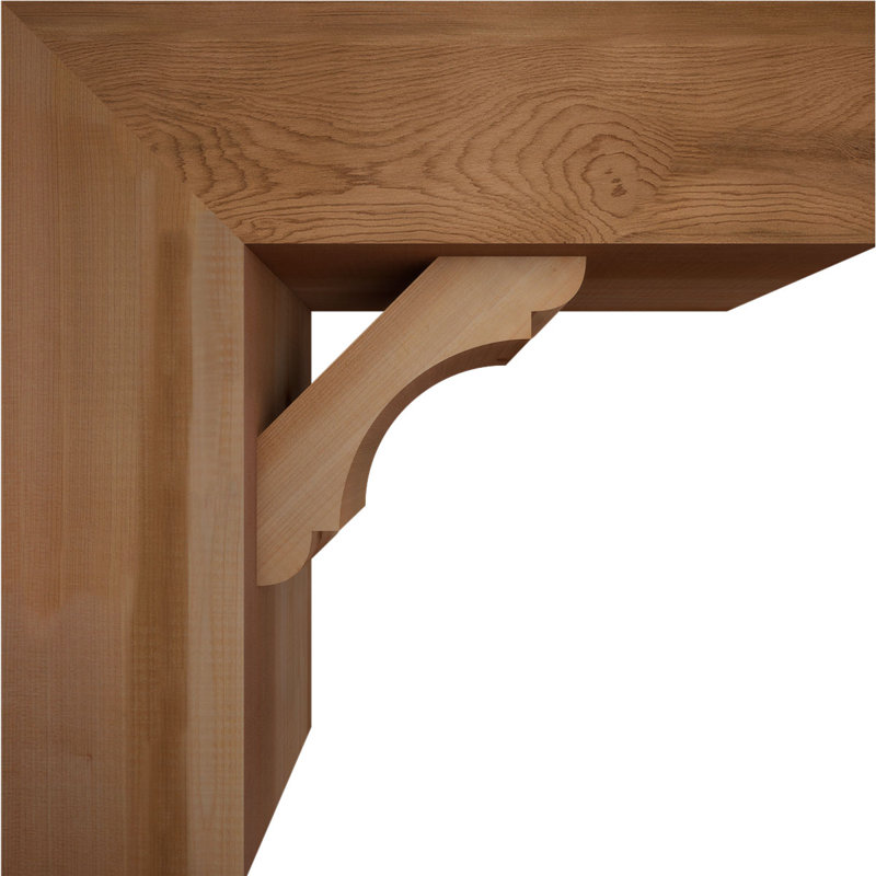 Support de bloc olympique avec entretoise décalée, 20 po x 20 po, Cèdre rouge occidental de l 7 1/2 po (lisse)