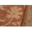 Tapis brun / beige en laine noué à la main de style oriental rectangulaire Baccio 9 pi 1 po x 11 pi 8 po