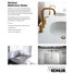 Ensemble de meuble-lavabo de salle de bain double à fixation murale 62" jute tons