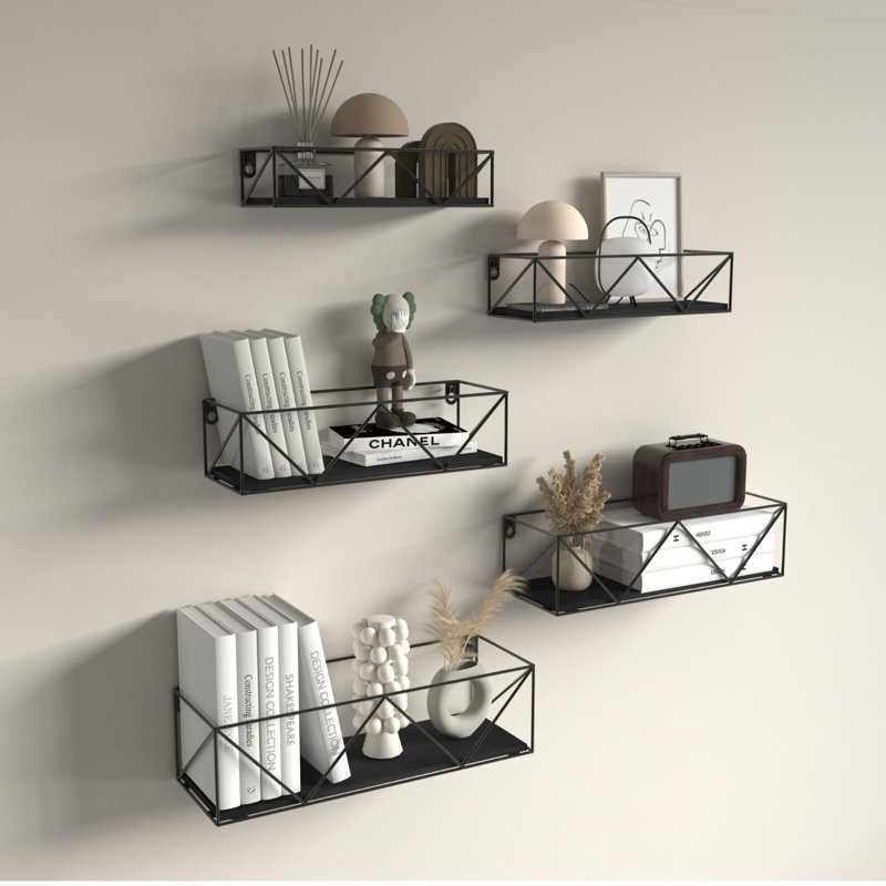 Biram Floating Shelf, Black