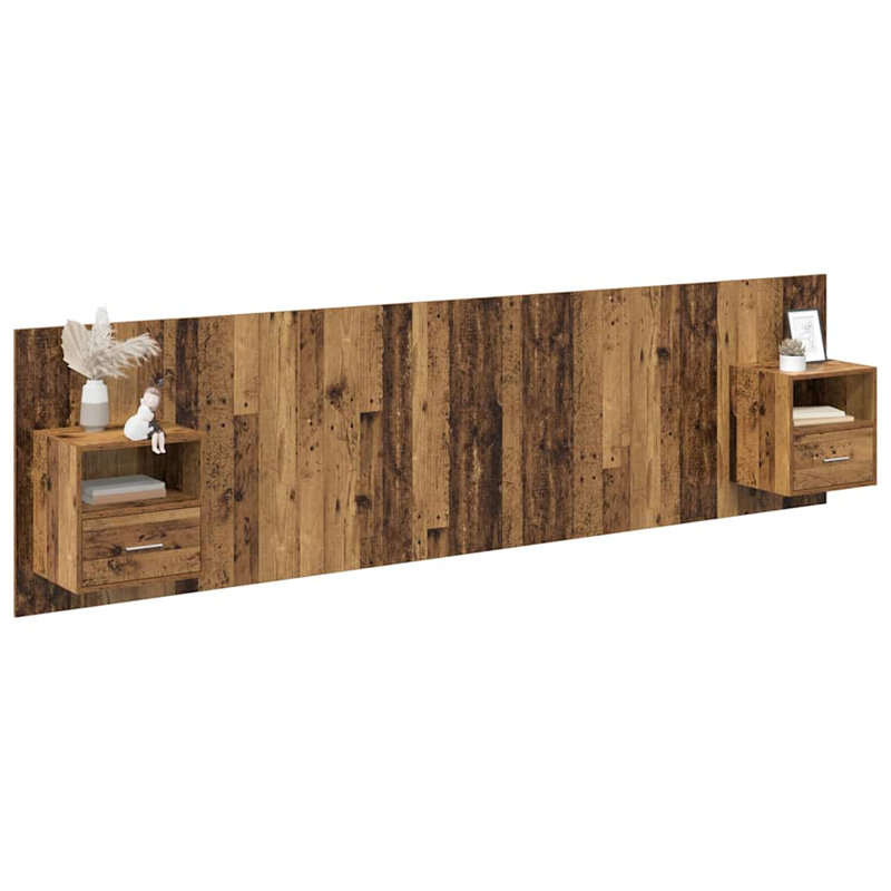 UK Emperor Headboard, Old Wood, 280 x 200cm