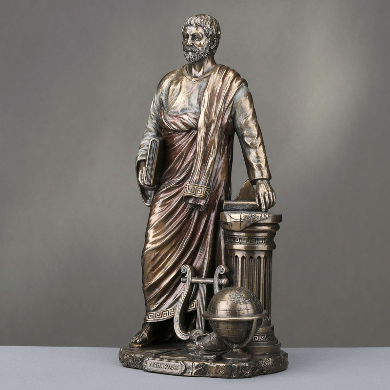 11.02 Figurine Bronze Poly Resin
