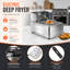 Friteuse électrique en acier inoxydable