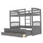 Lit gigogne simple au-dessus de simple avec 3 tiroirs-1247228738
