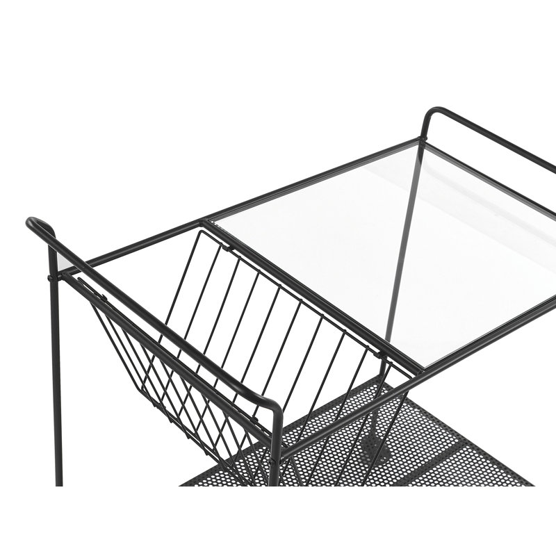 Savell Metal Bar Cart