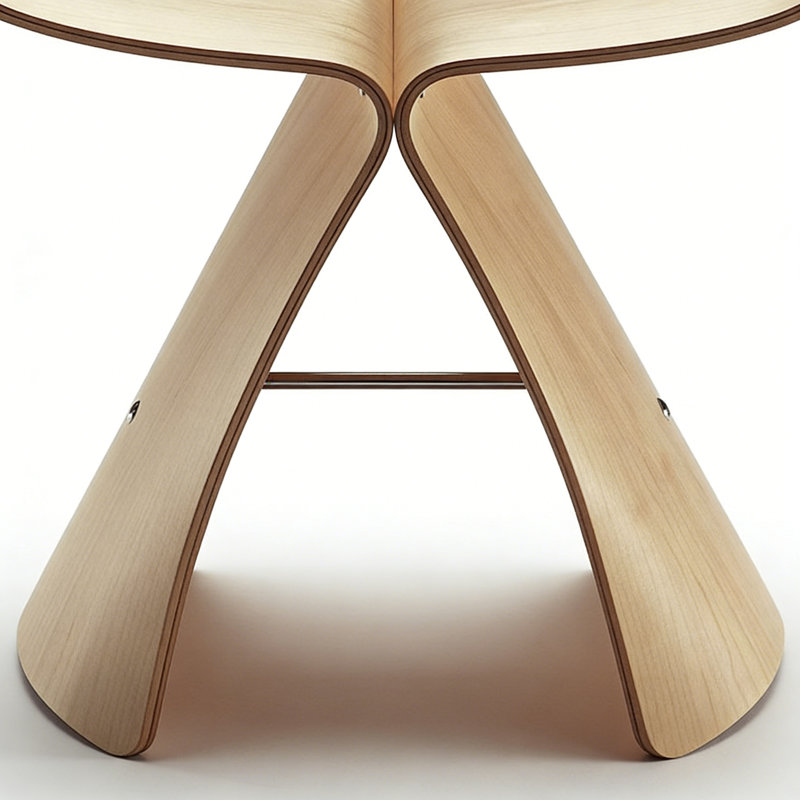 Console Italian Minimalist, Brun