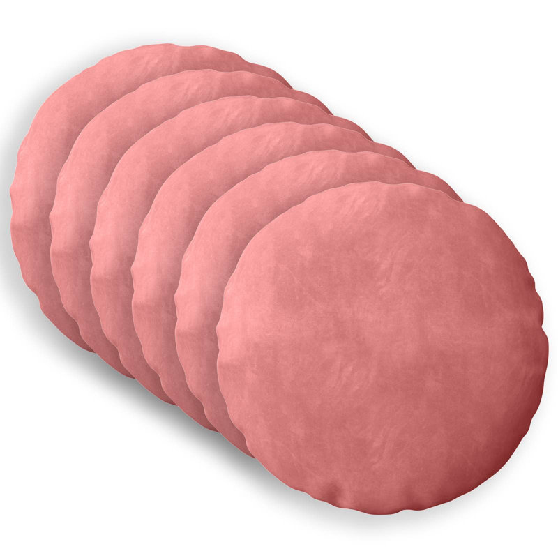 Pink Round Cushion