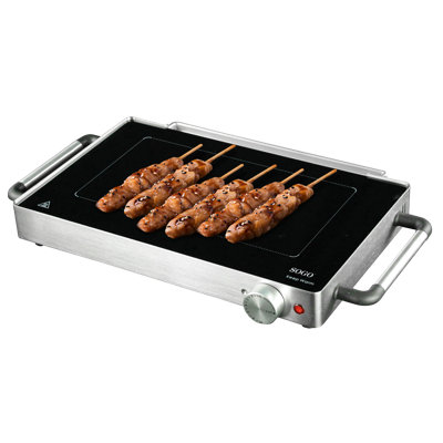 Sogo 50 cm W x 33.8 cm D Indoor/Outdoor Use 1 - Burner Single Burner Electric Grill