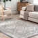 Joslyn Traditional Tiled Performance Gray/Blue Rug