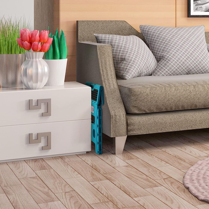 Akea Foldable Step Stool, Teal