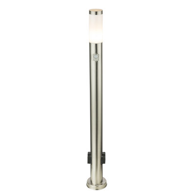 Mizpah Silver Integrated LED Stainless Steel Pathway Light