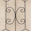 Ensemble de 4 treillis de jardin en métal 86,7 "x 19,7" antirouille pour plantes grimpantes