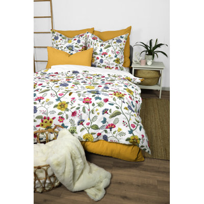 Rosalind Wheeler Berino Floral Duvet Cover Set with Pillowcases